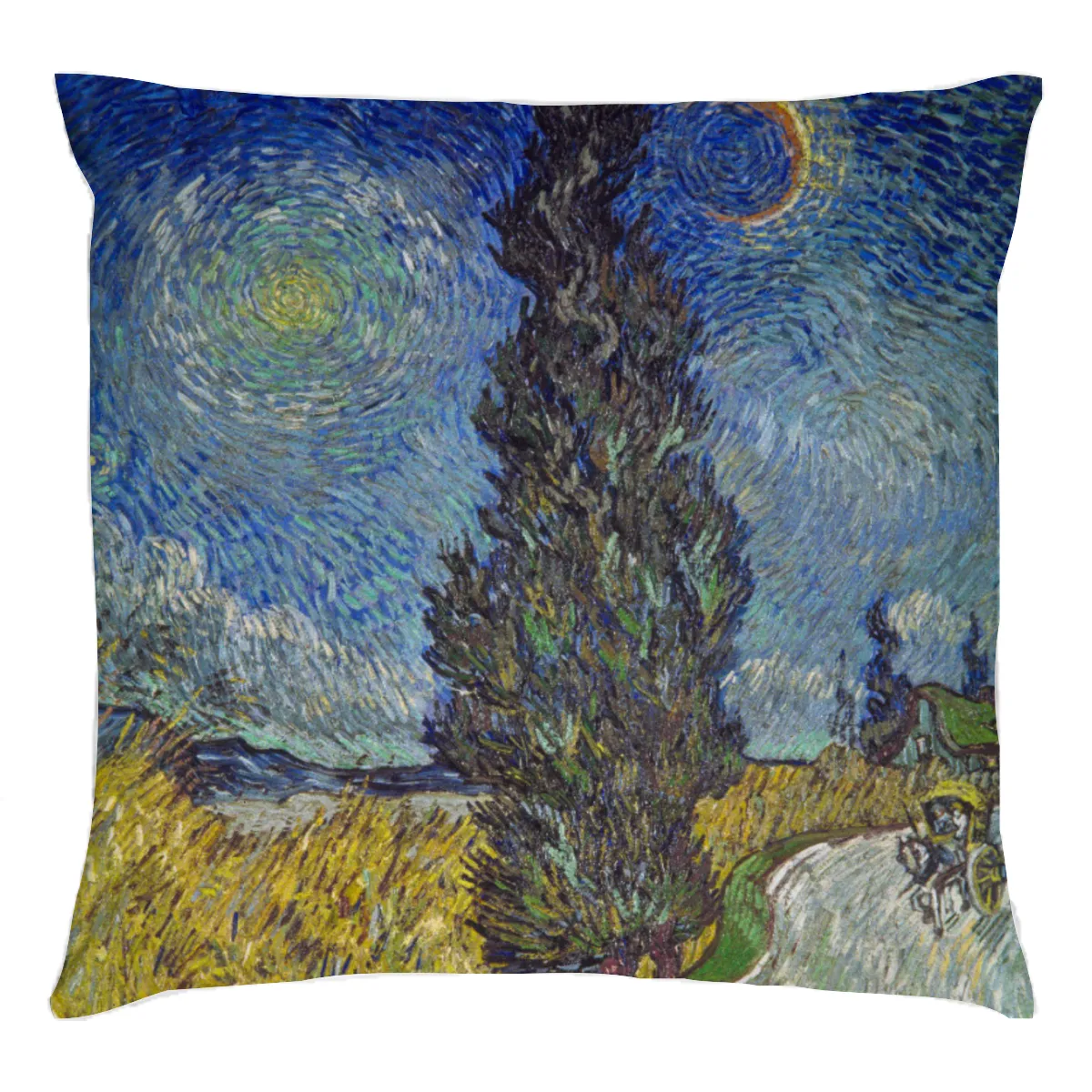 Motivbettwäsche Van Gogh - Landstraße Baumwolle