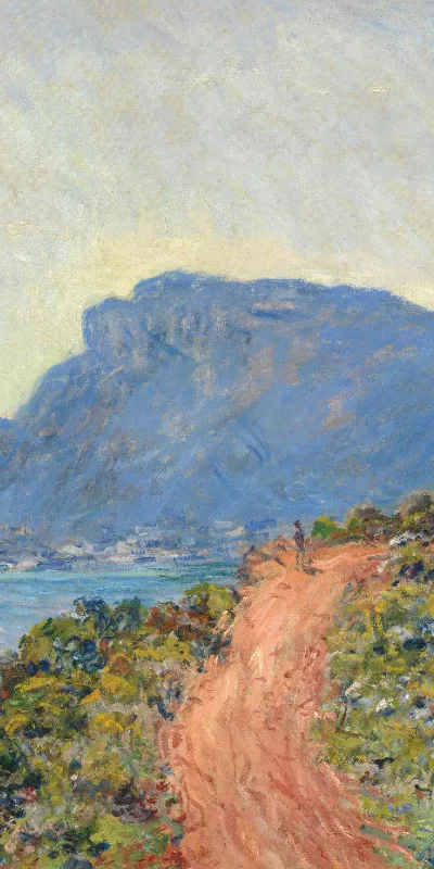 Handtuch La Corniche nahe Monaco - Claude Monet
