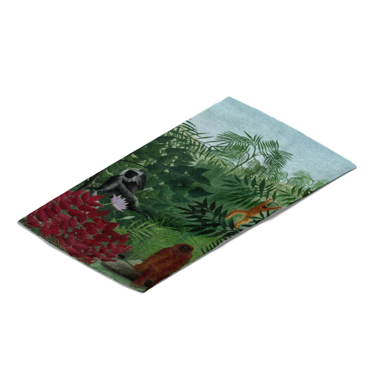 Handtuch Tropenwald mit Affen - Henri Rousseau