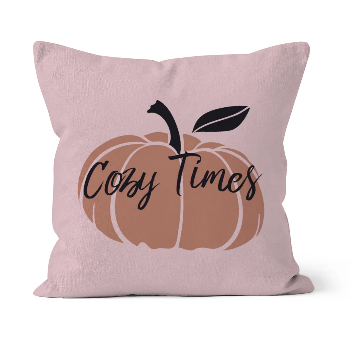 Samtkissenbezug Cozy Times Kürbis