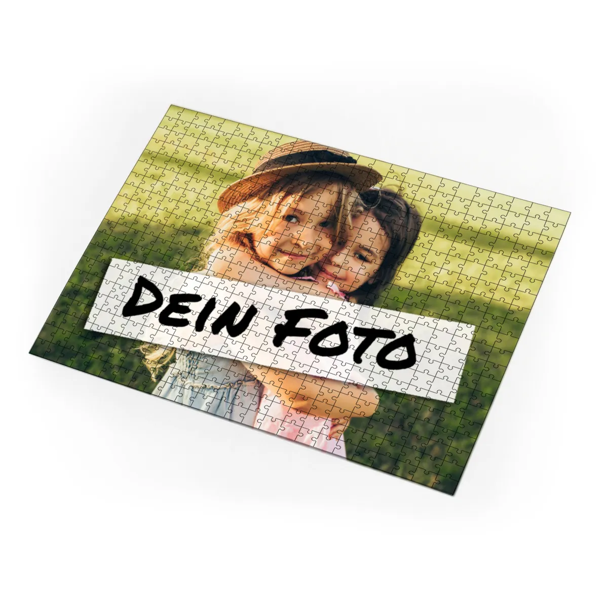 Fotopuzzle mit eigenem Bild - Fotopuzzle selbst gestalten 1000 Teile - Schachtel Herbstblätter - 1000 Teile Puzzle mit Foto - Geschenk Geburtstag Herbstblätter 1000 Teile Quer