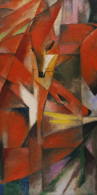 Handtuch Füchse - Franz Marc