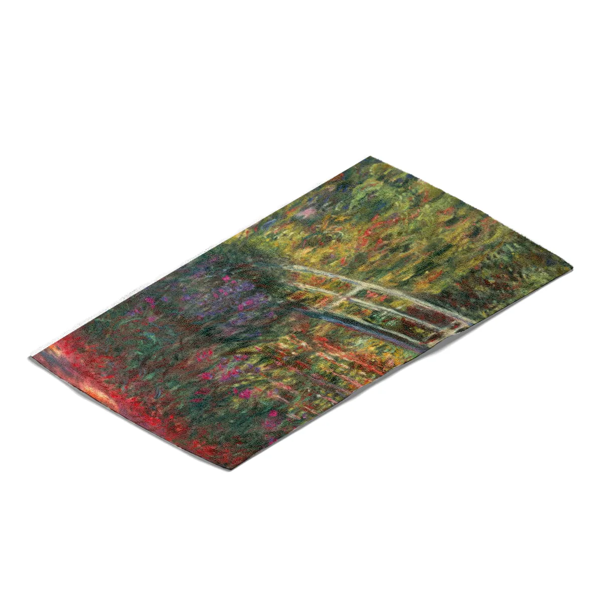 Handtuch Japanische Brücke im Garten von Giverny - Claude Monet