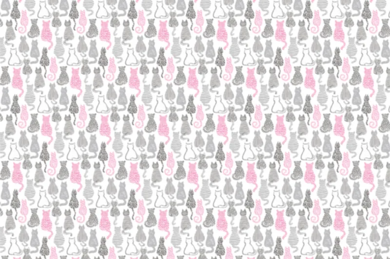 Kinderbettwäsche Katzenparade Mikrofaser