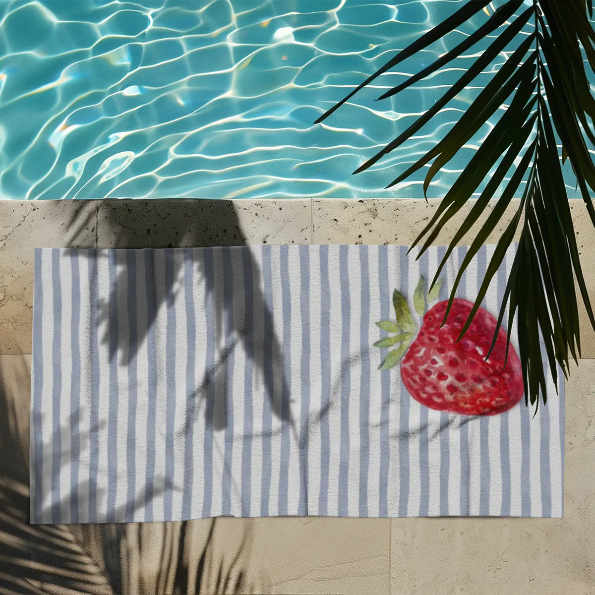 Strandtuch Strawberry Stripes