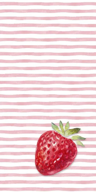 Strandtuch Strawberry Stripes
