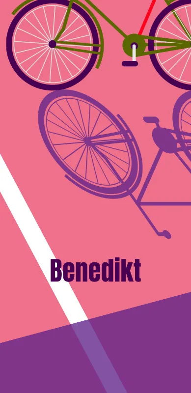 Badetuch Sport - mit Namen personalisierbar - personalisiertes Namens-Badetuch - Strandtuch mit Wunschtext - Fahrrad Schatten