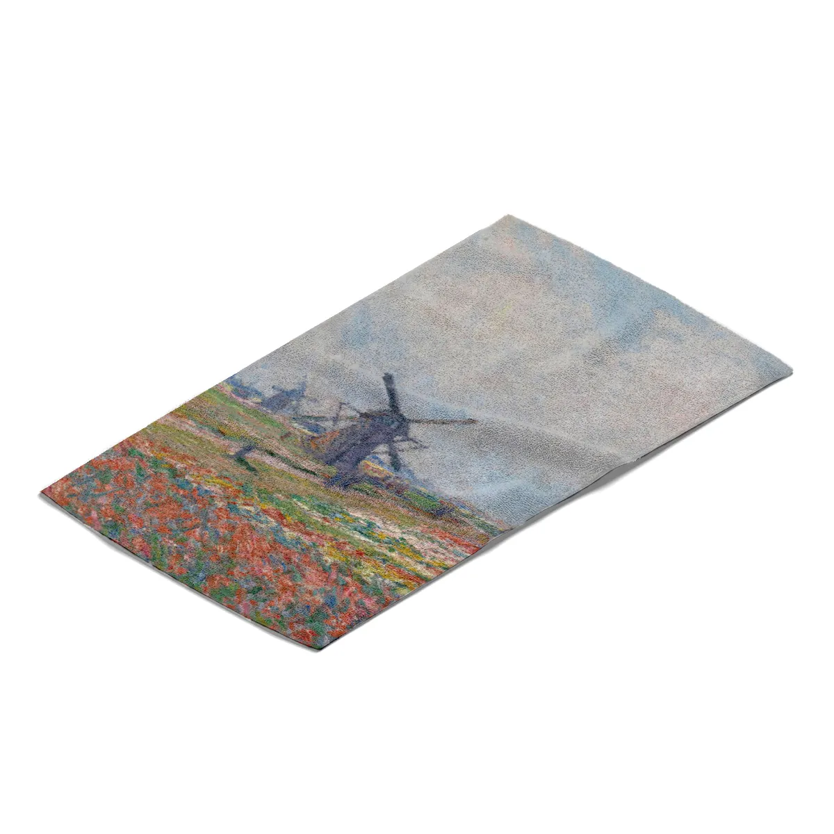 Duschtuch Tulpenfelder in der Nähe von Den Haag - Claude Monet
