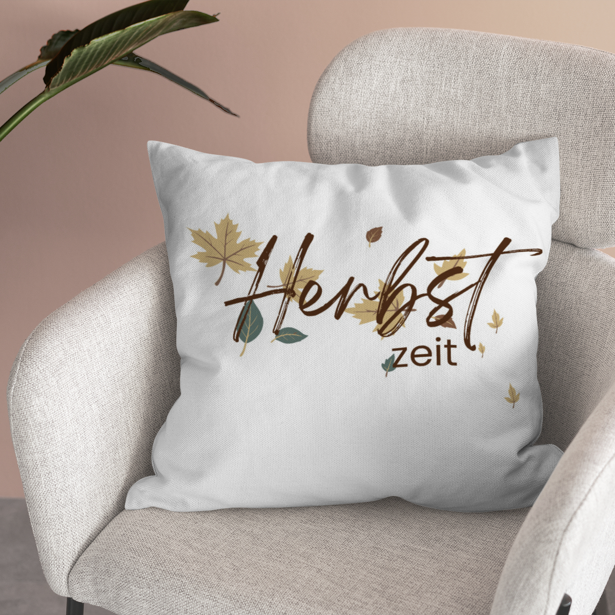 Samtkissenbezug Herbstzeit Samtkissenbezug Herbstzeit