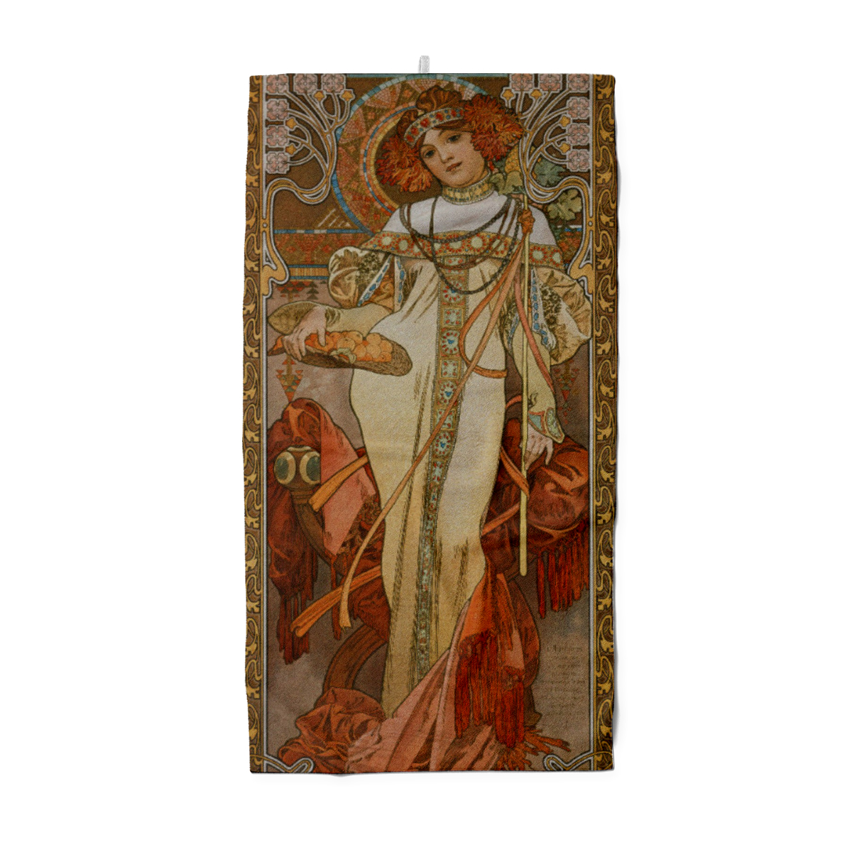 Handtuch Jahreszeiten: Der Herbst - Alfons Mucha