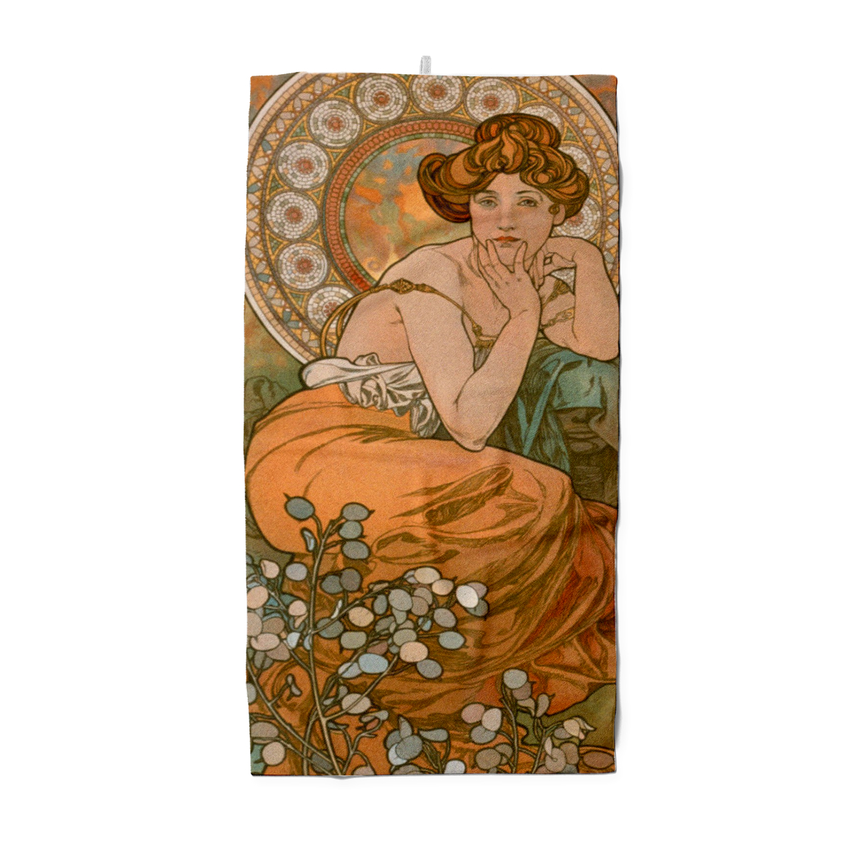 Badetuch Edelsteine: Topas - Alfons Mucha