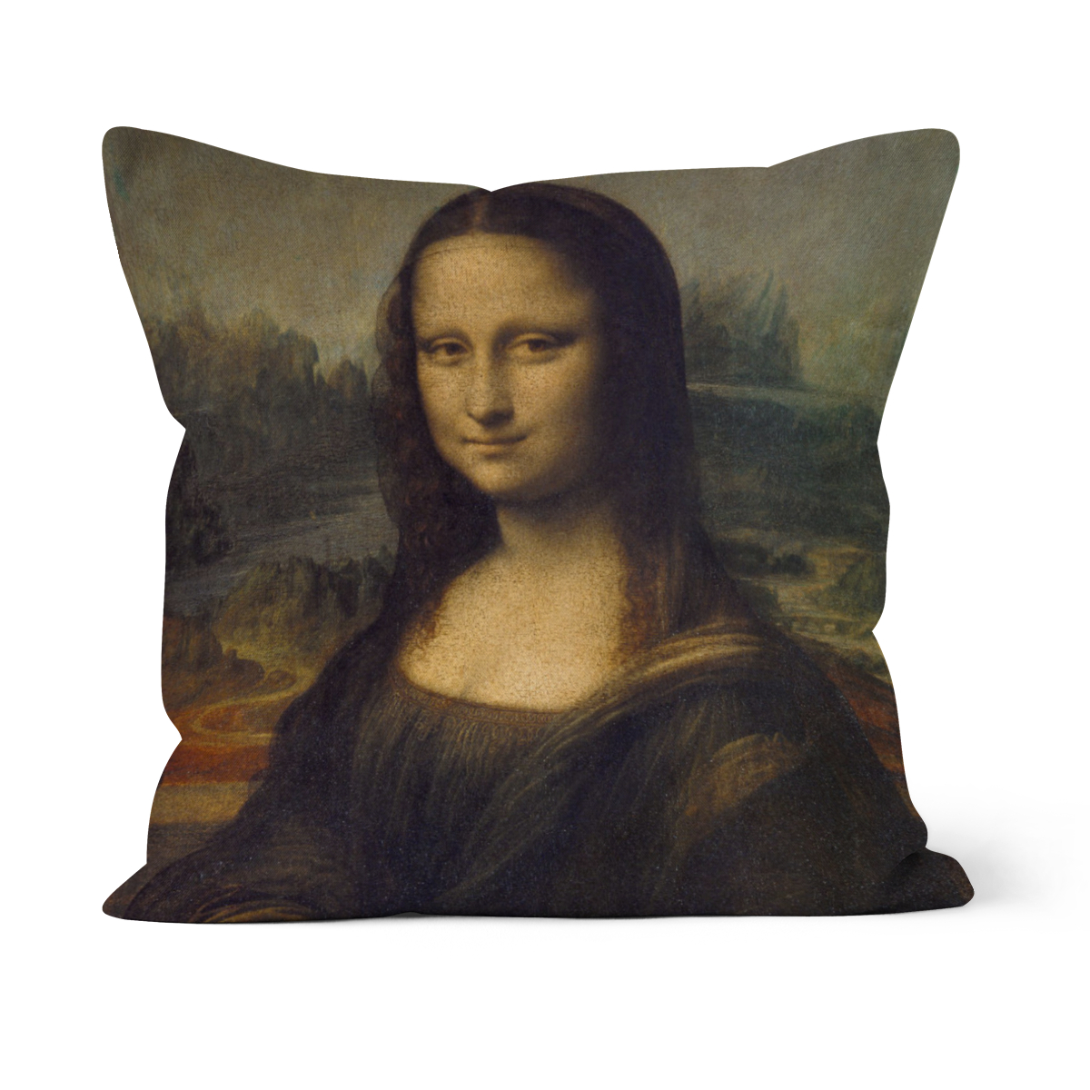 Samtkissenbezug Mona Lisa Da Vinci