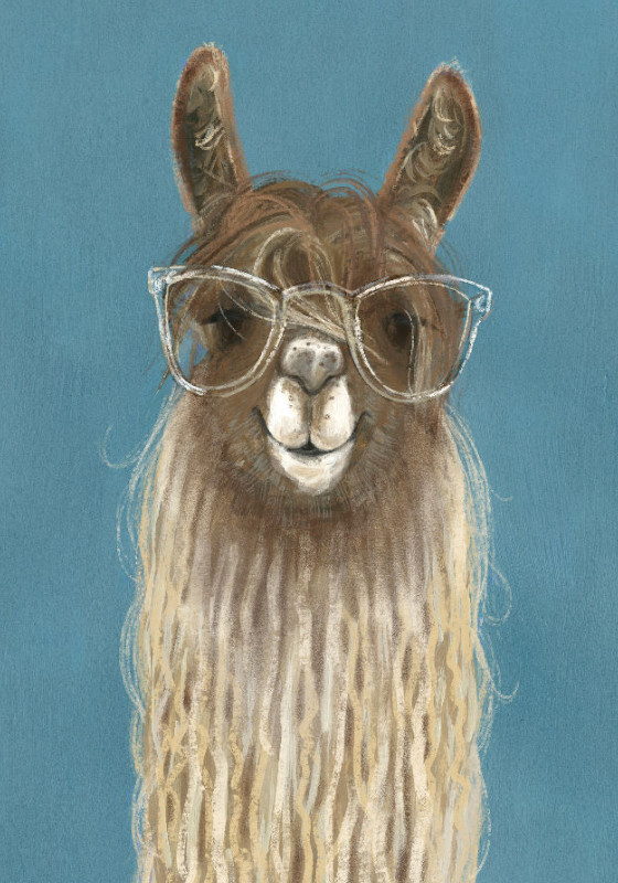 Duschvorhang Lama I