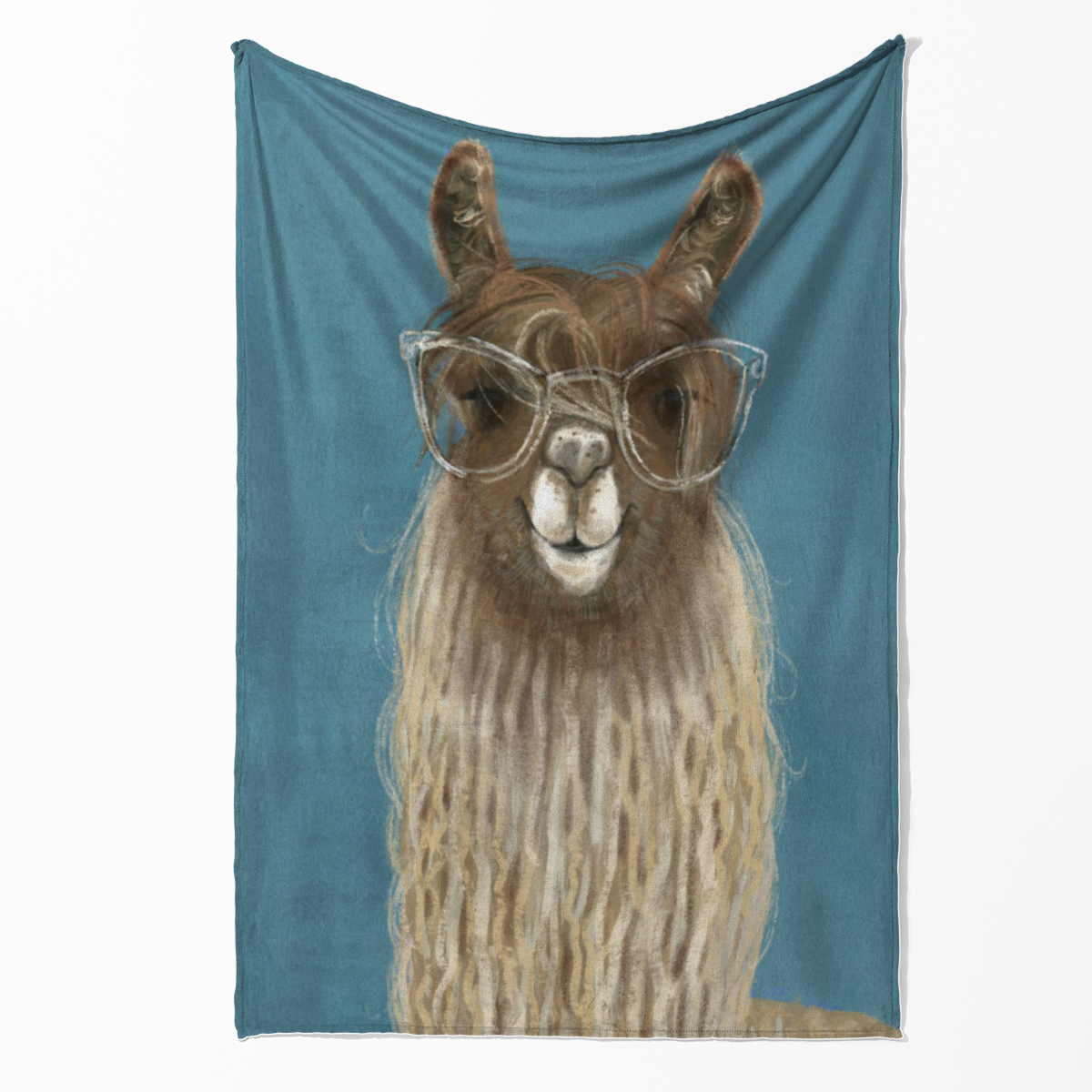 Kuscheldecke Lama I