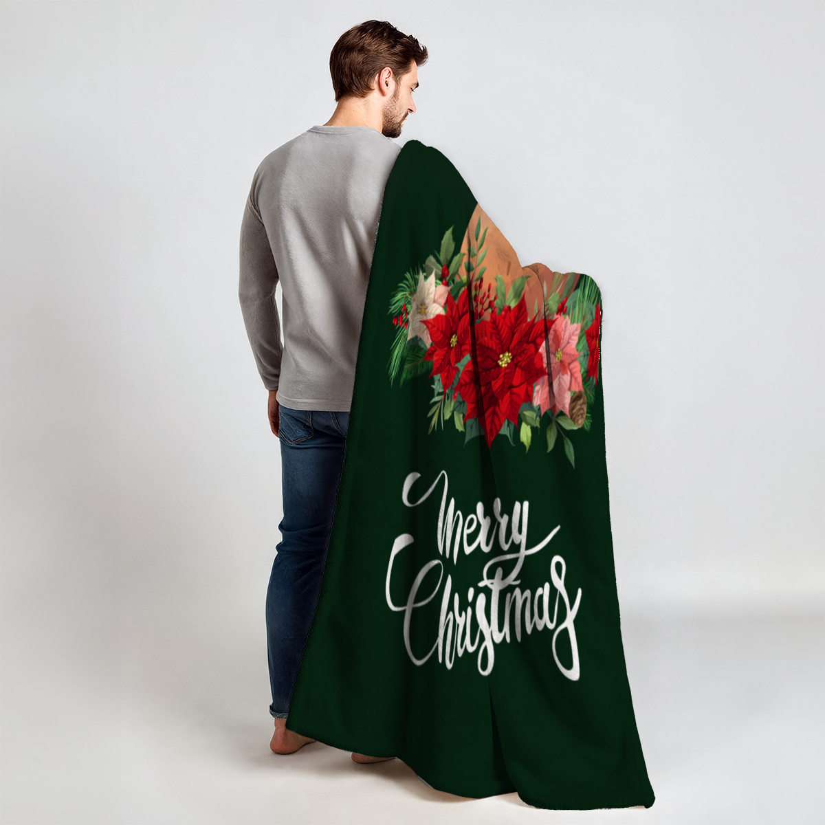 Wohndecke Merry capy christmas