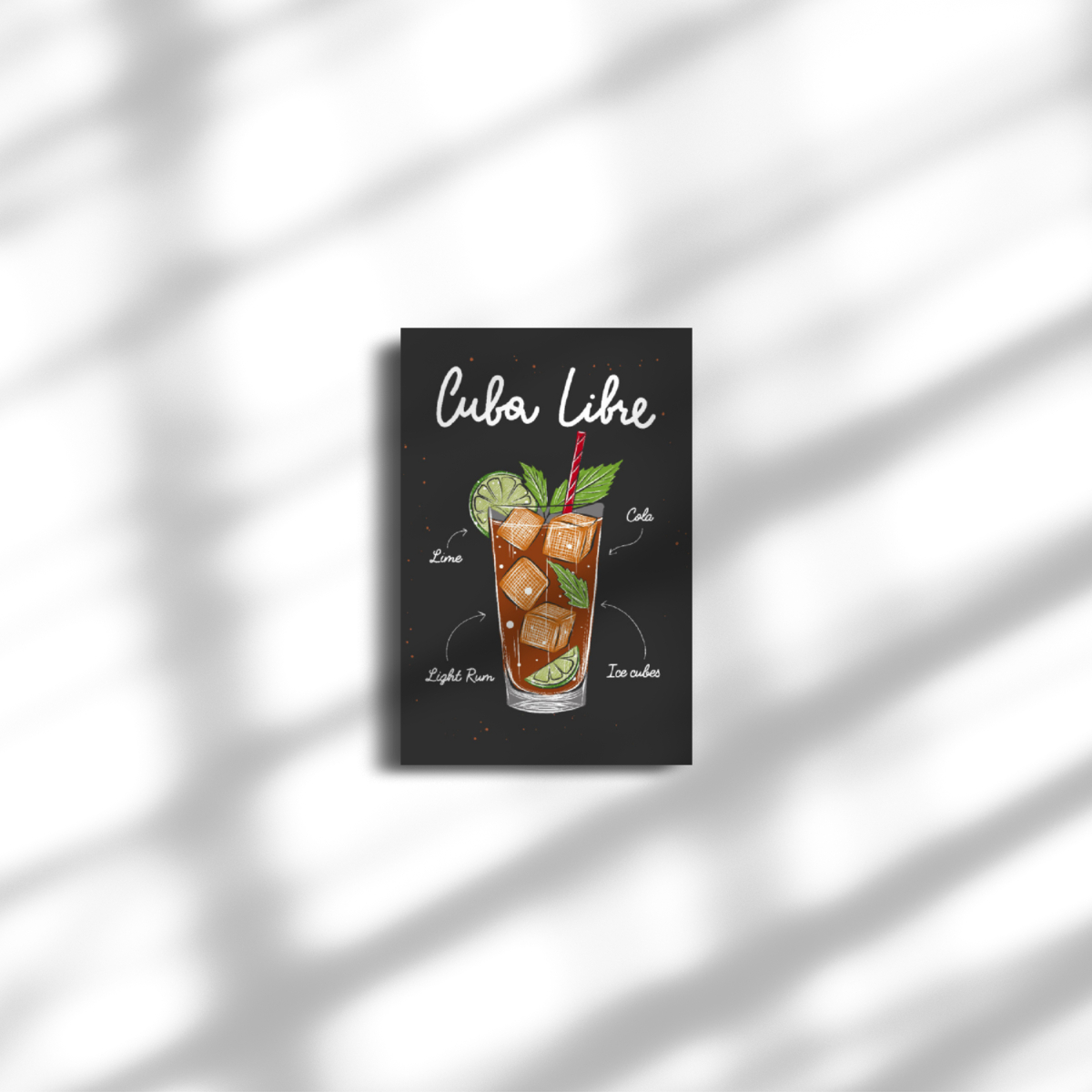 Leinwand Cuba Libre Cocktail