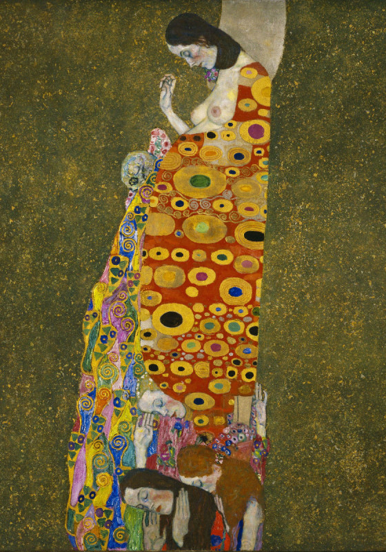 Duschvorhang Klimt - Die Hoffnung II