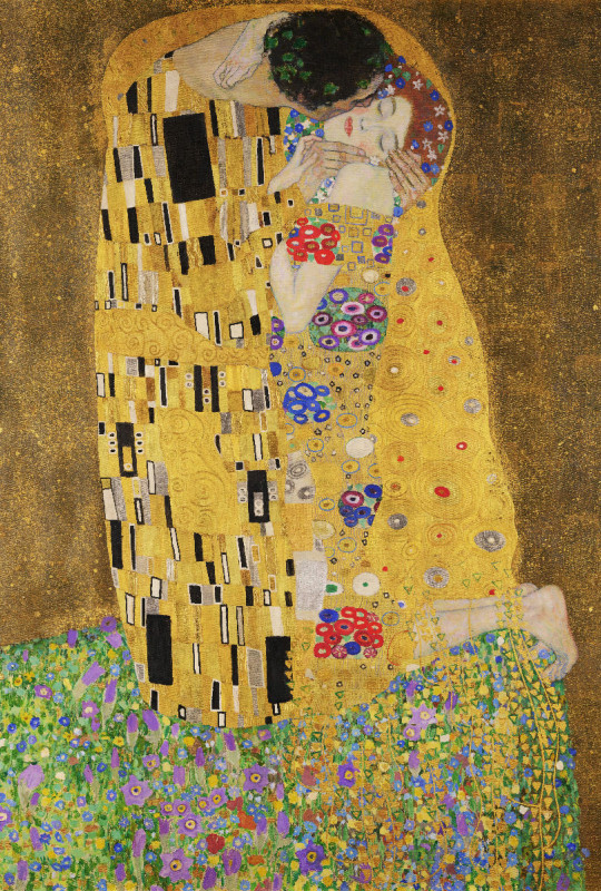 Motivbettwäsche Klimt - Der Kuss Mikrofaser