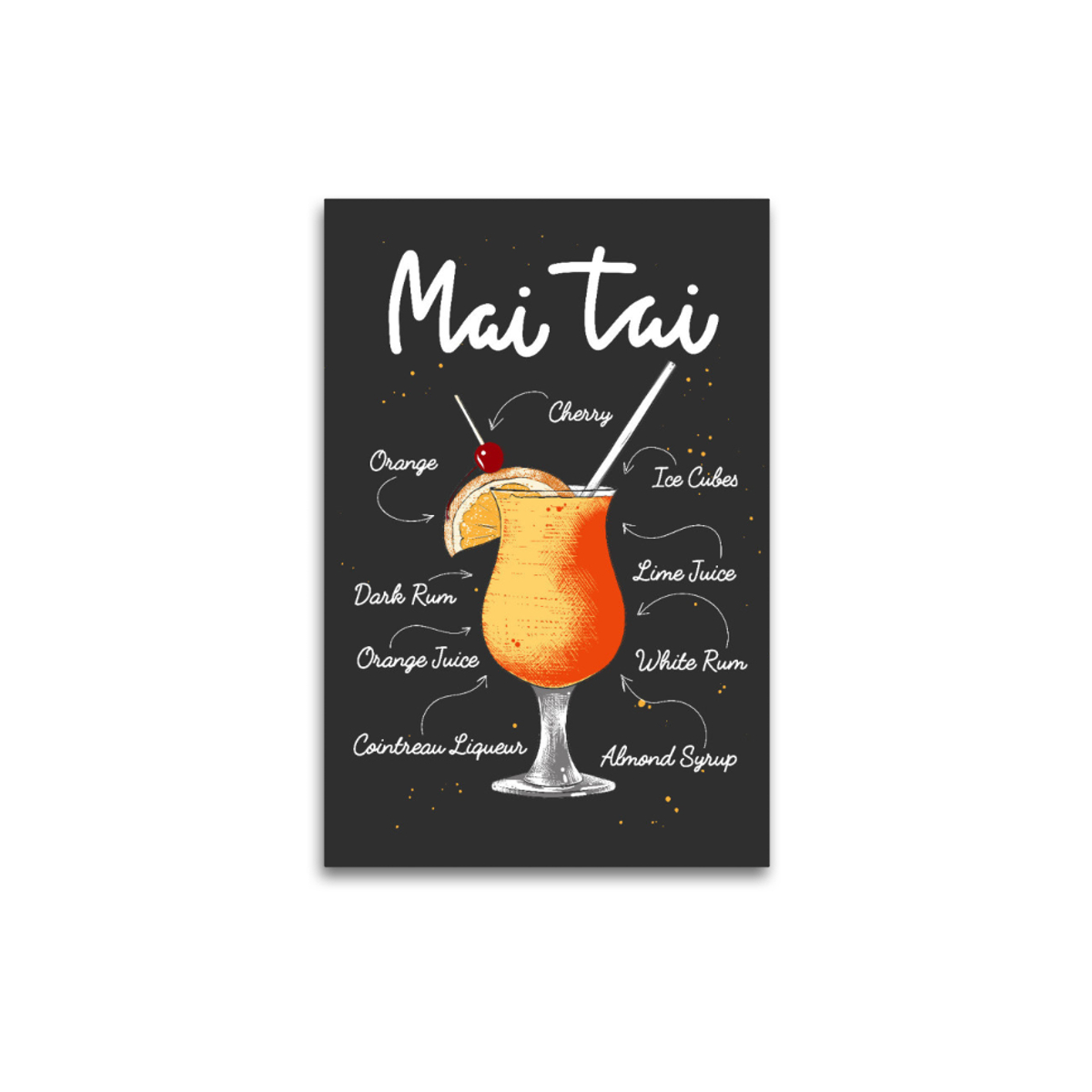 Leinwand Mai Tai Cocktail