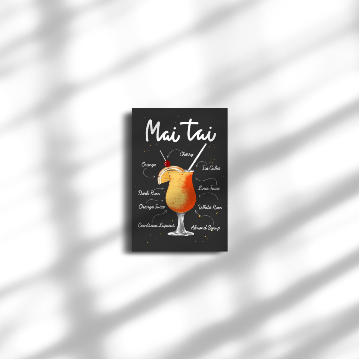 Leinwand Mai Tai Cocktail