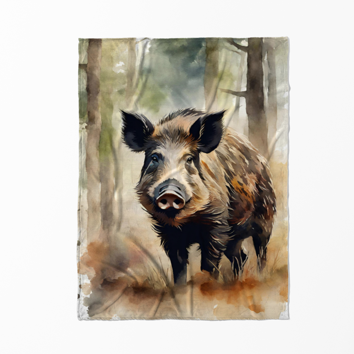 Wohndecke Tiere des Waldes Wildschwein