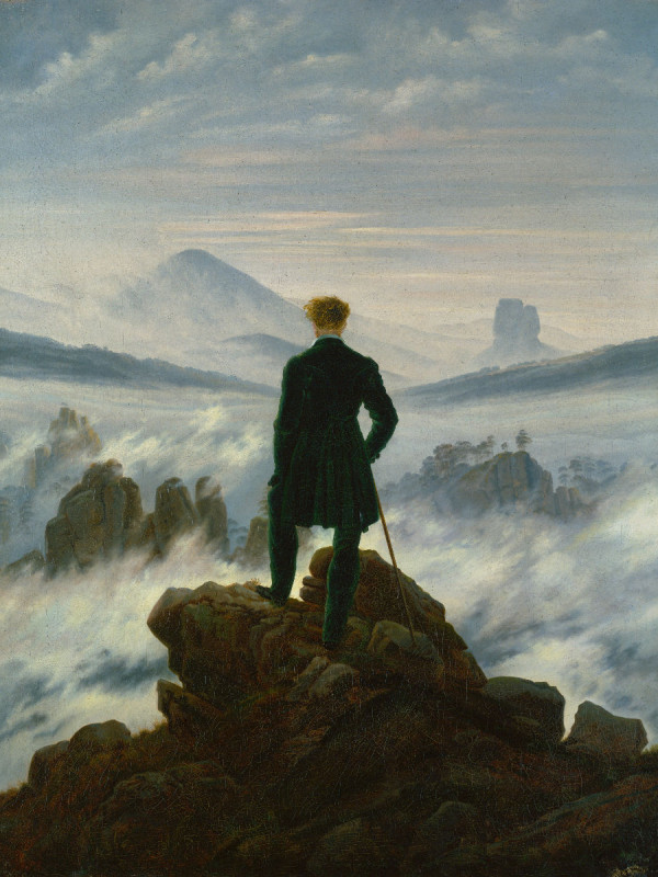 Premium-Leinwand Caspar David Friedrich