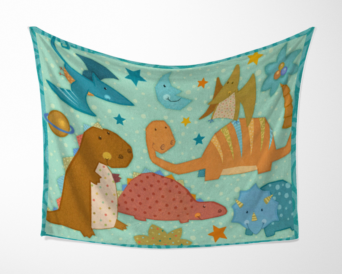 Babydecke Dinosaurier