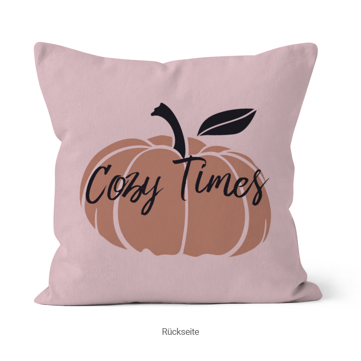 Samtkissenbezug Cozy Times Kürbis Samtkissenbezug Cozy Times Kürbis