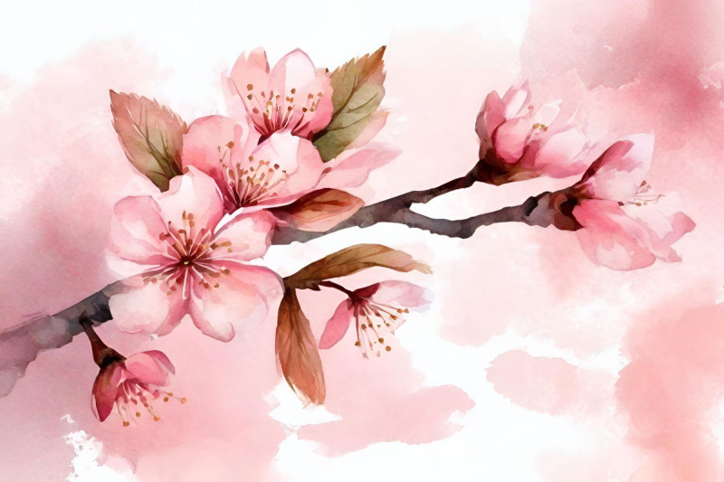 Kissenbezug Kirschblüten