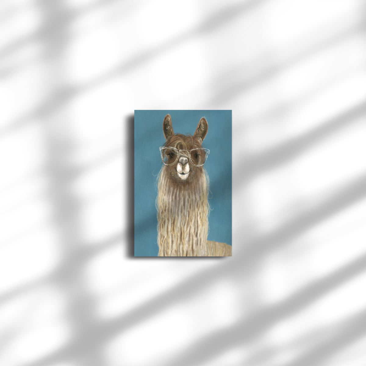 Premium-Leinwand Lama