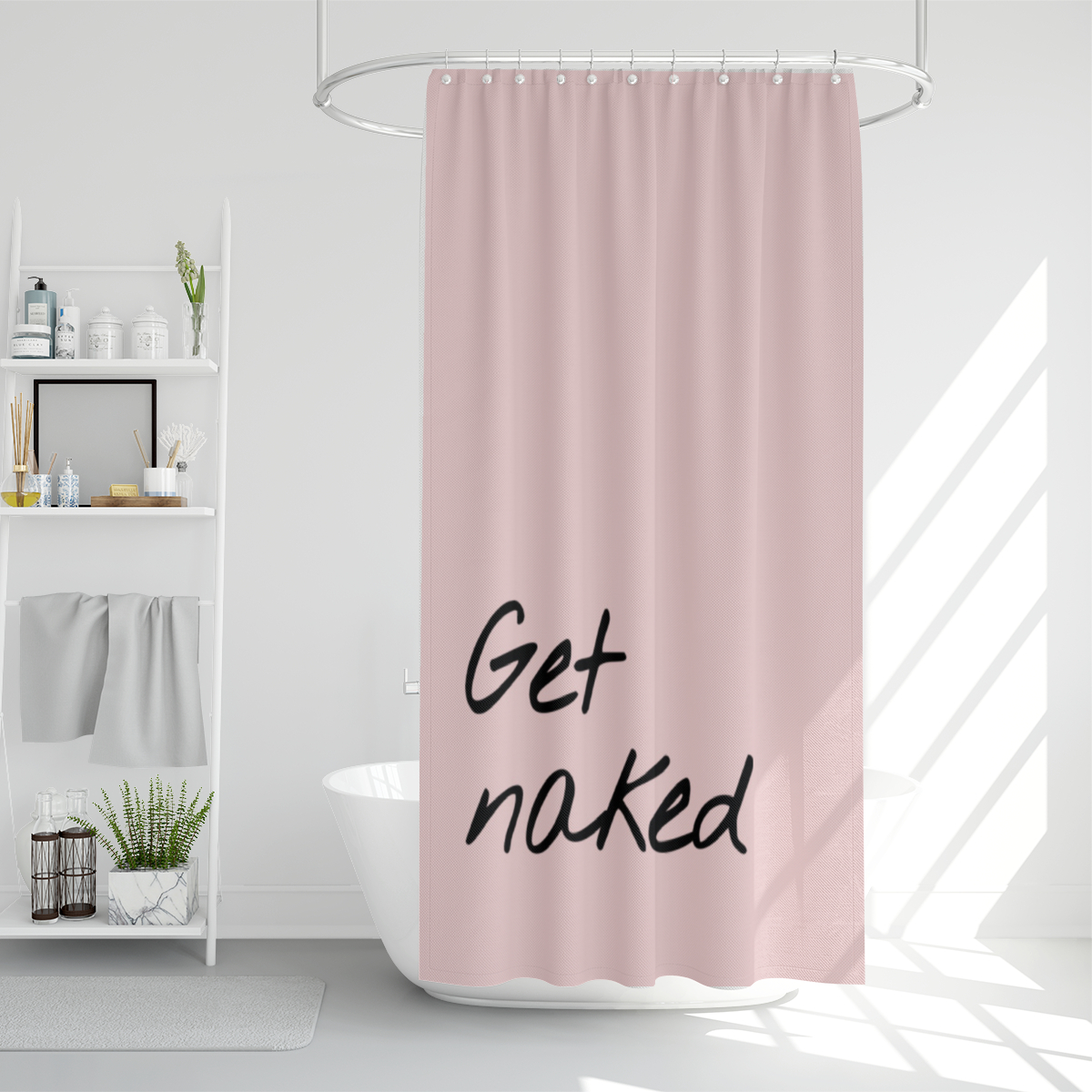 Duschvorhang Get naked