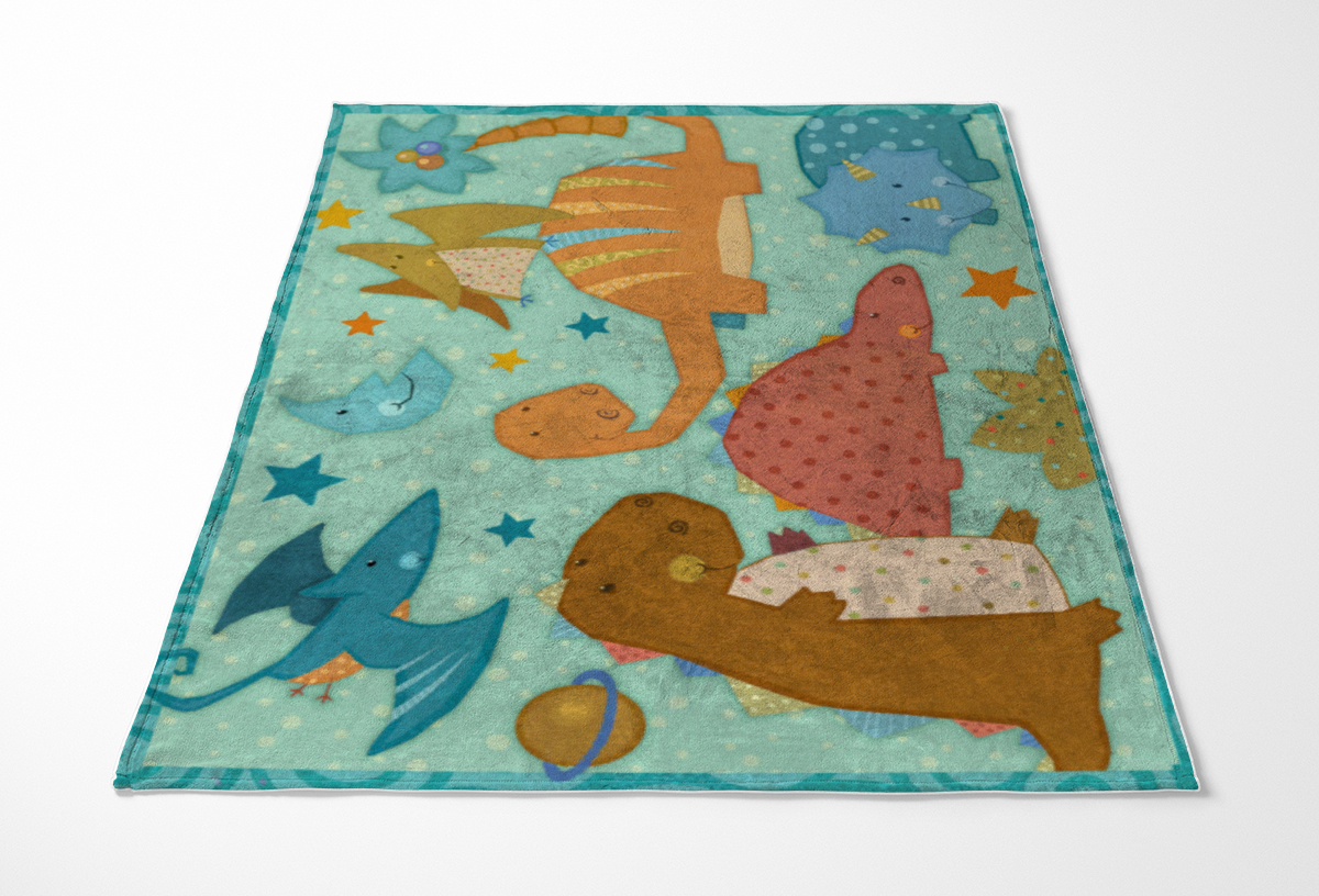 Babydecke Dinosaurier