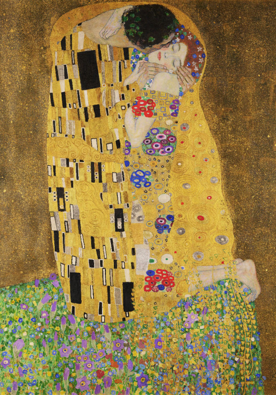 Duschvorhang Klimt - Der Kuss