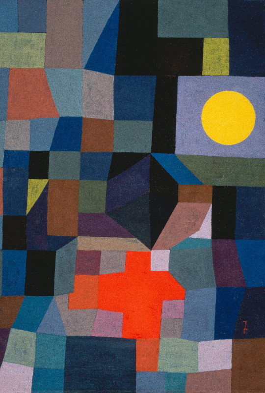 Motivbettwäsche Klee - Feuer bei Vollmond Mikrofaser