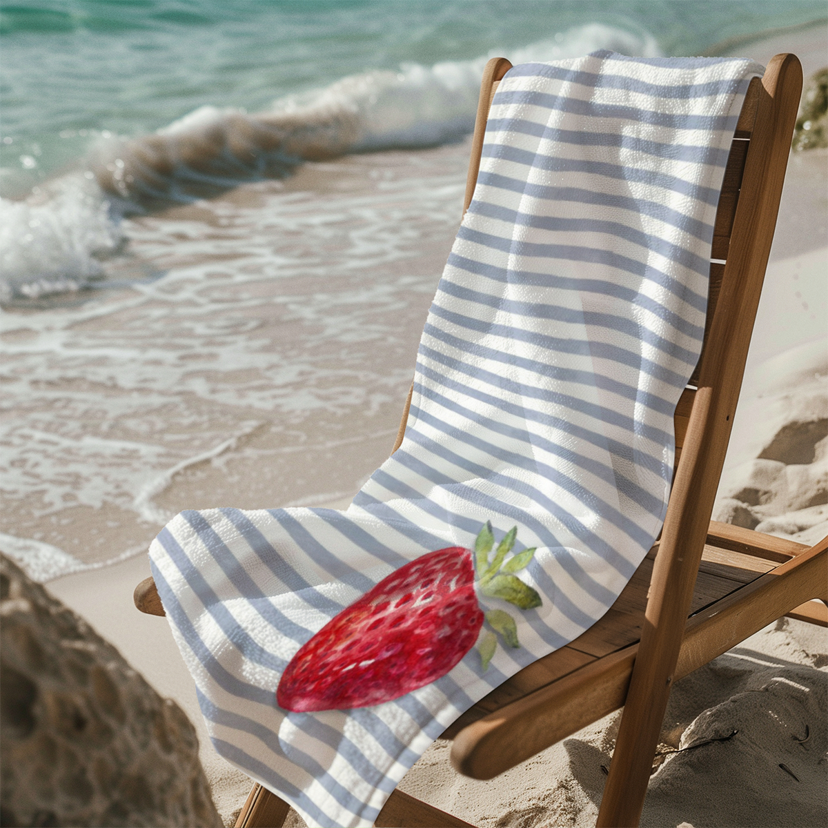 Strandtuch Strawberry Stripes