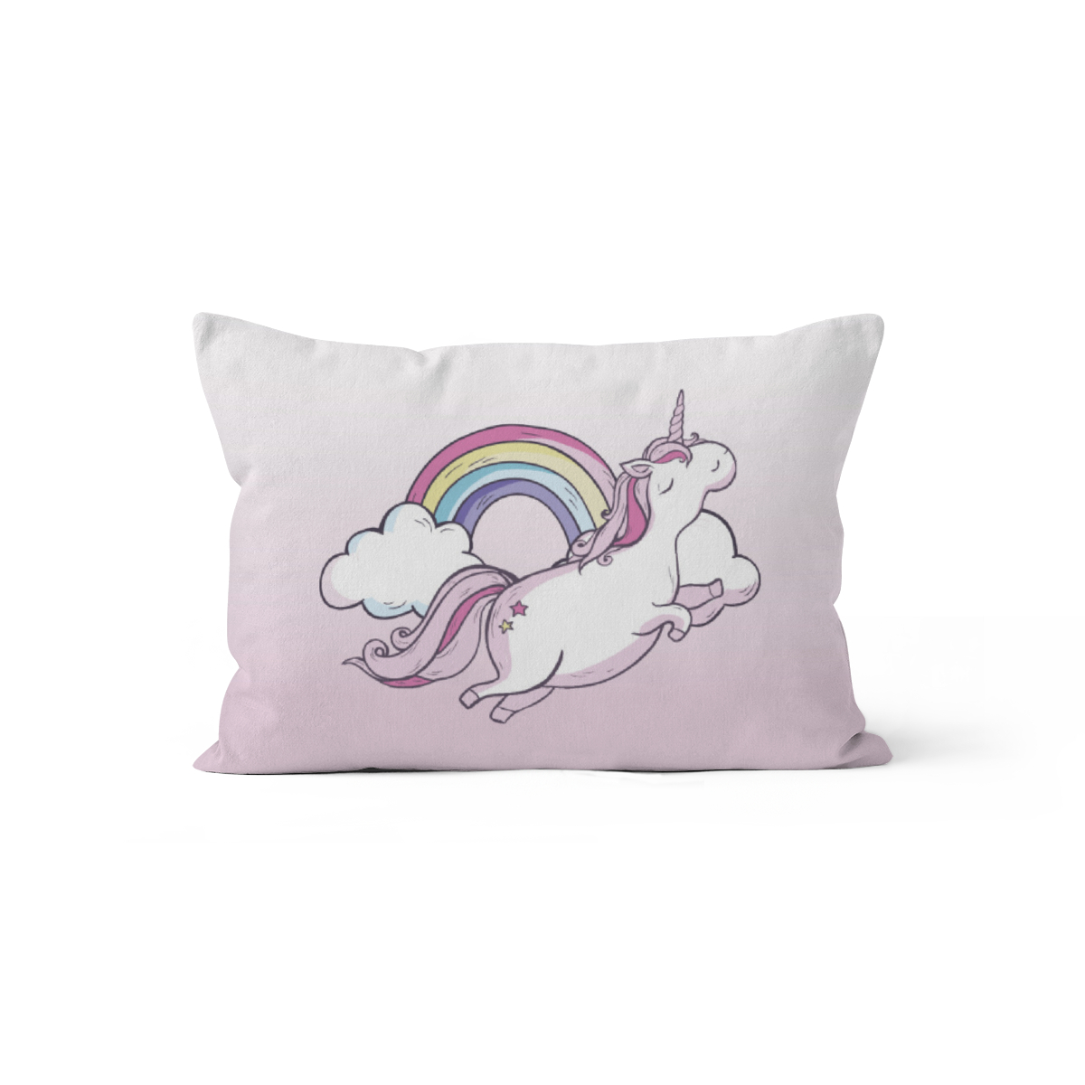 Kinderbettwäsche Einhornwolken Mikrofaser