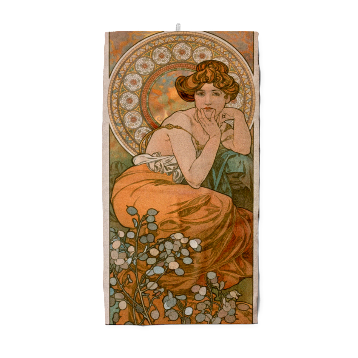 Handtuch Edelsteine: Topas - Alfons Mucha