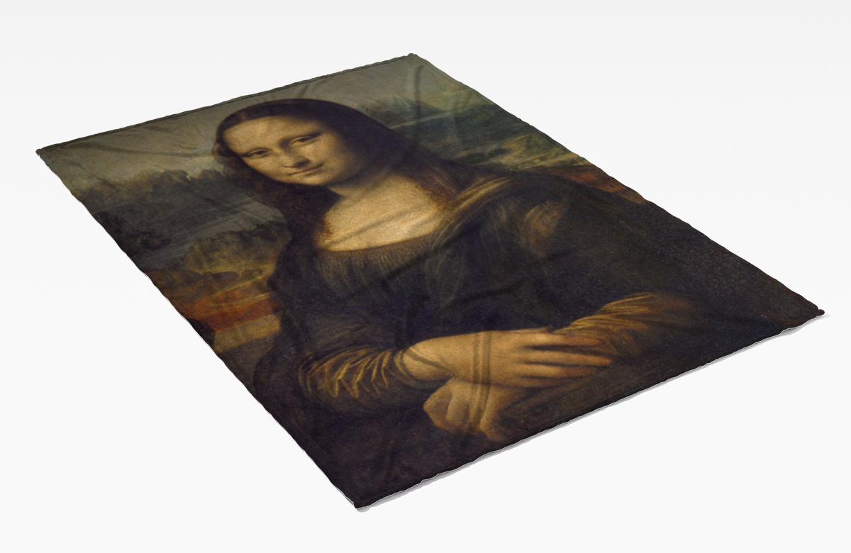 Kuscheldecke Mona Lisa Da Vinci