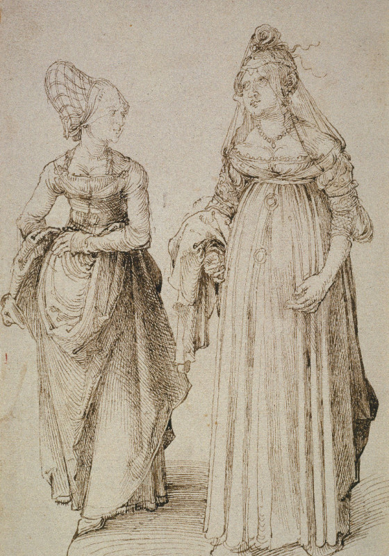 Duschvorhang Dürer - Nürnbergerin und Venezianerin