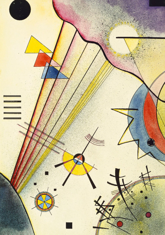 Duschvorhang Kandinsky - Deutliche Verbindung