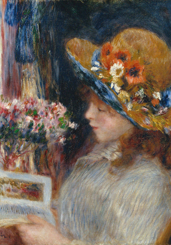 Duschvorhang Renoir - Lesendes Mädchen