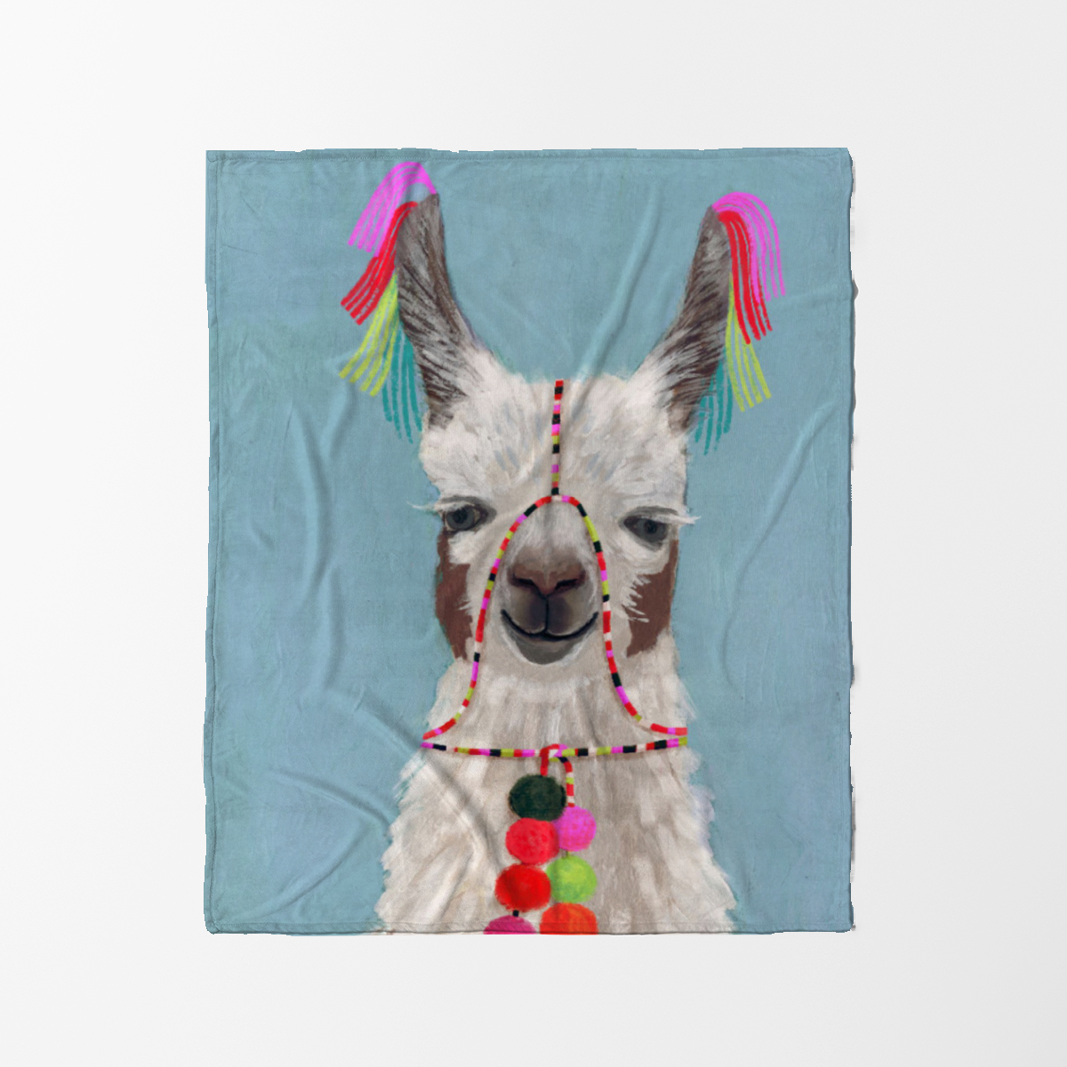 Kuscheldecke Lama III