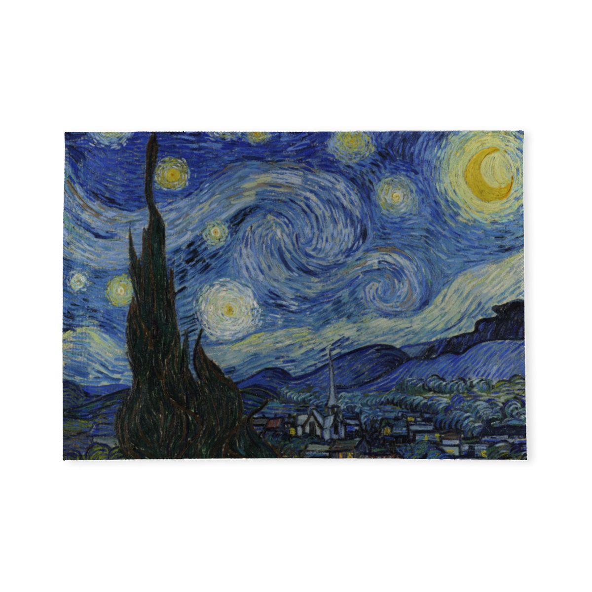 Fußmatte Sternennacht Van Gogh