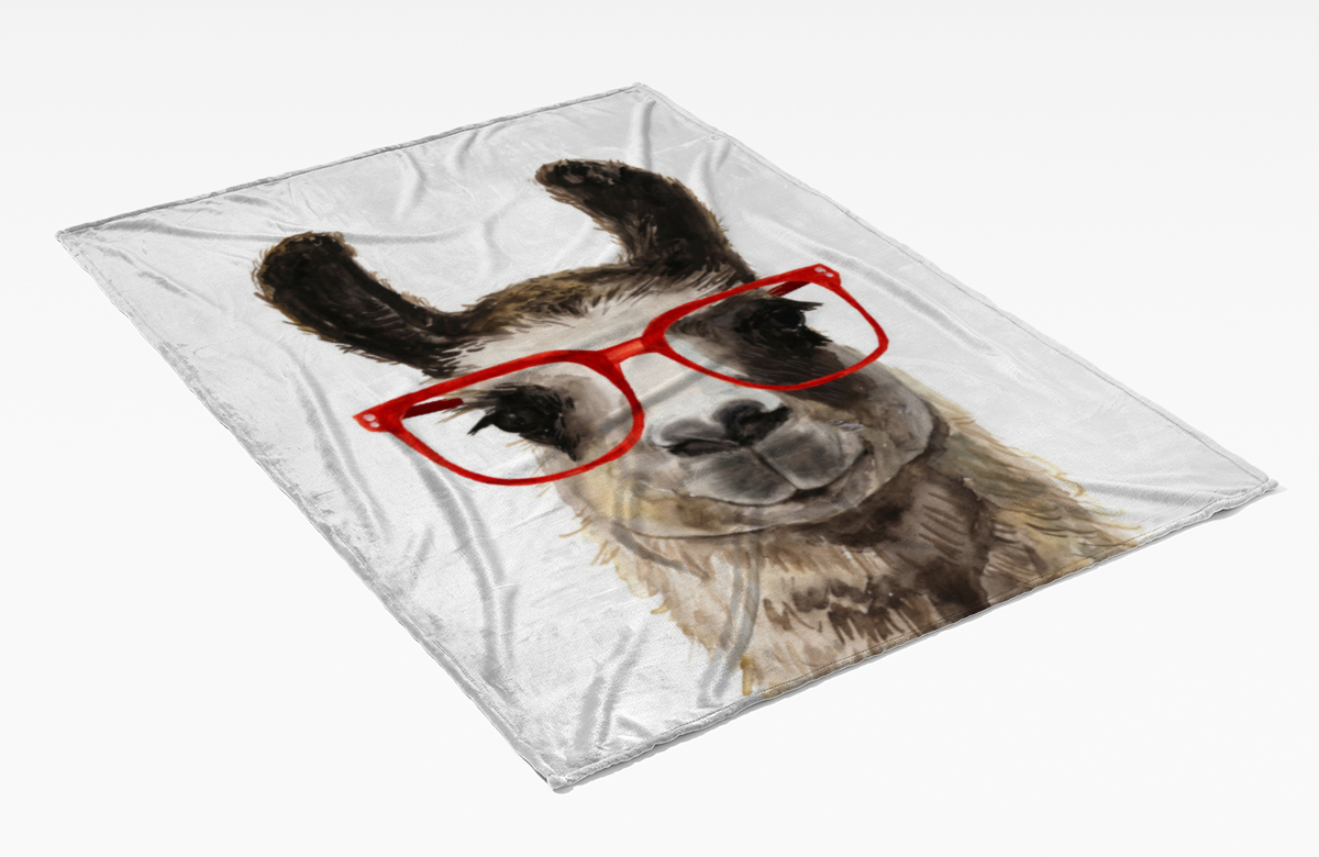 Kuscheldecke Lama IV