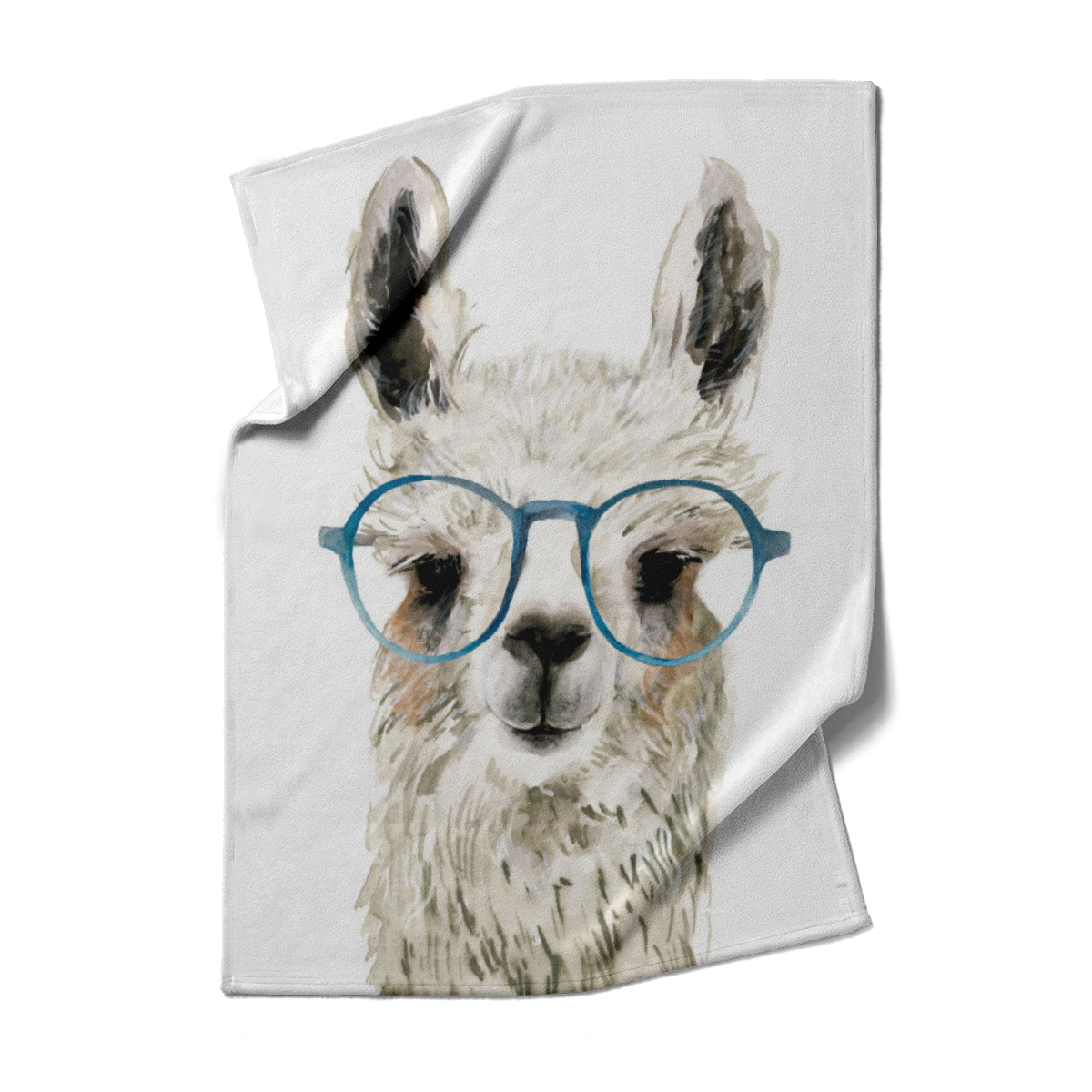 Fleece-Decke Lama