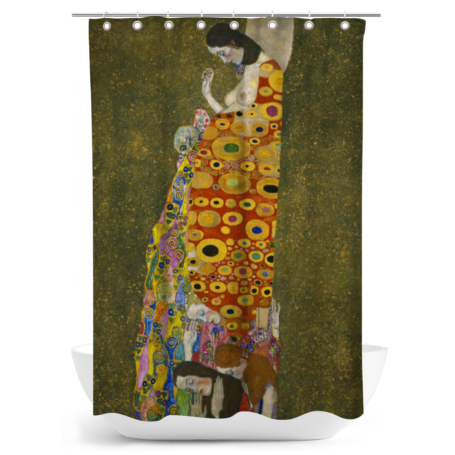 Duschvorhang Klimt - Die Hoffnung II