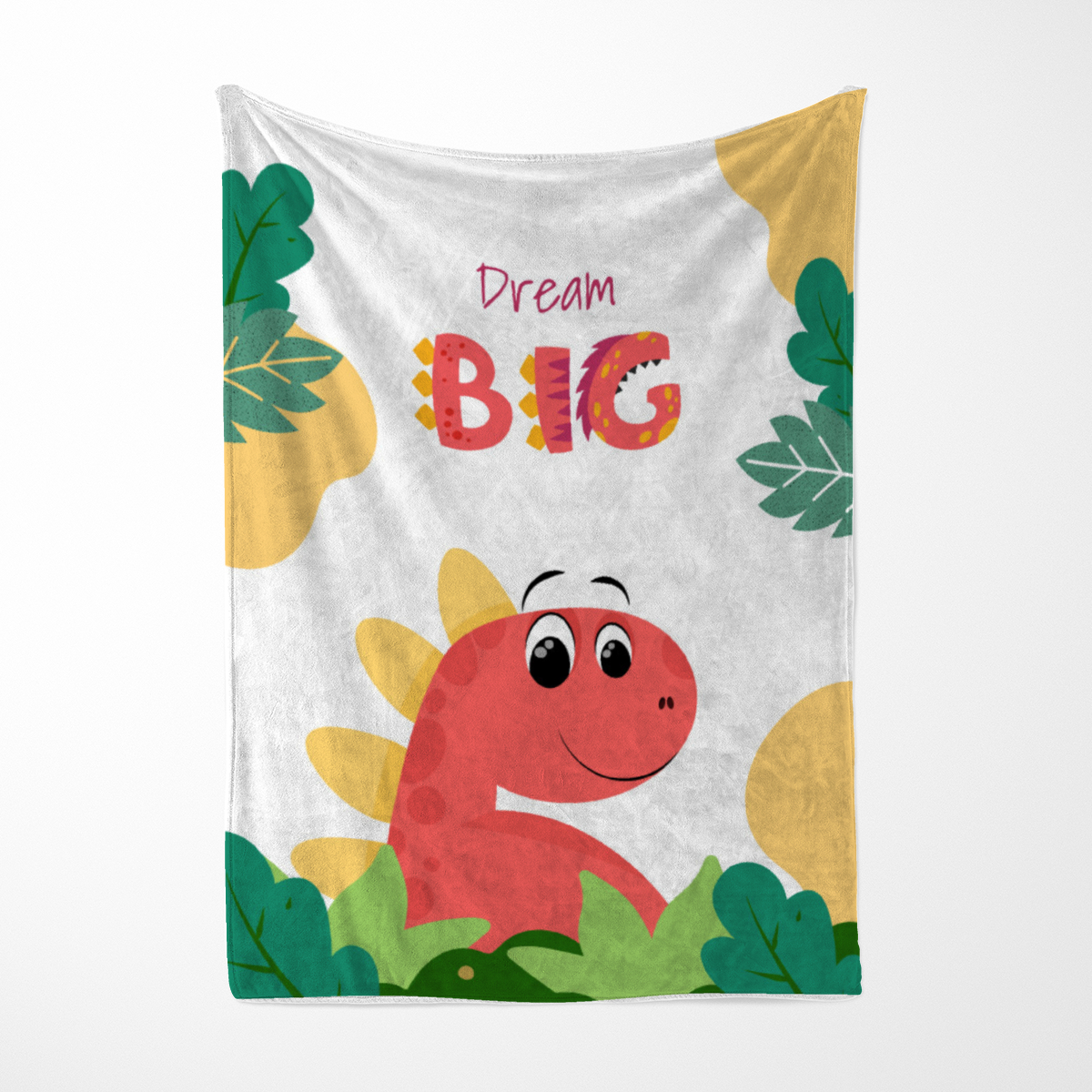 Babydecke Dream big mit niedlichem Dino