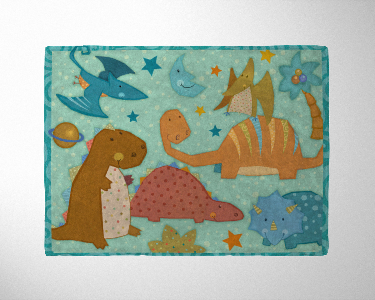 Babydecke Dinosaurier