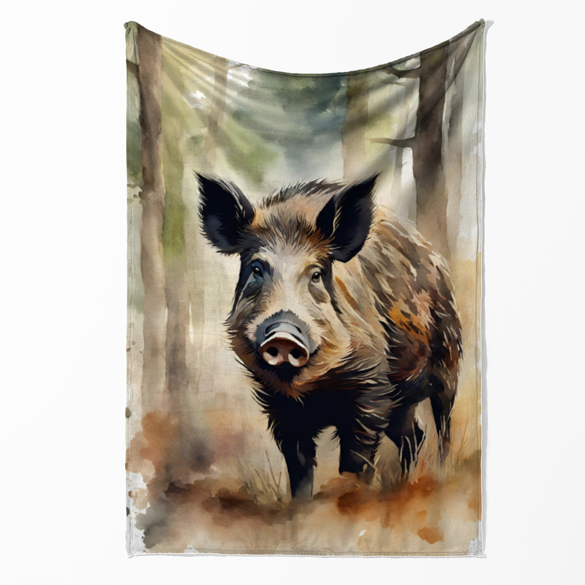 Wohndecke Tiere des Waldes Wildschwein