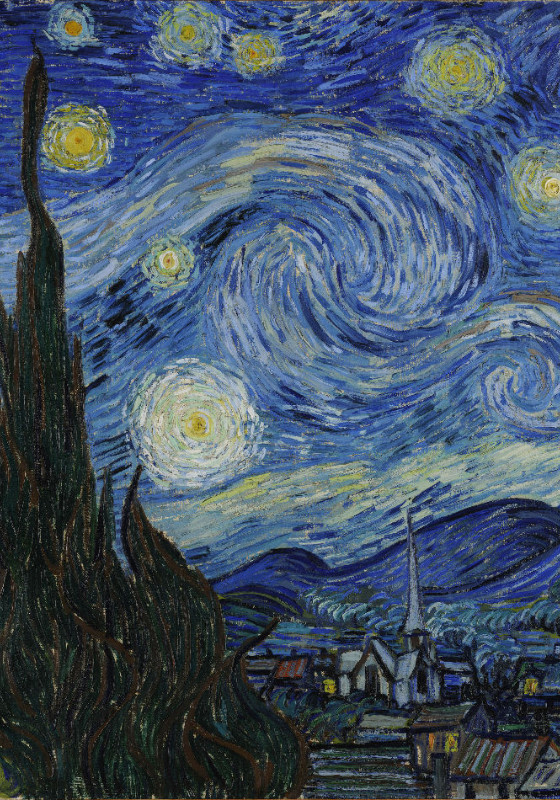 Duschvorhang Van Gogh - Sternennacht
